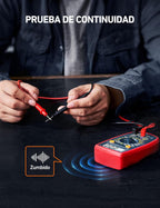 AstroAI Digital Multimeter, Professional Polymeter, Voltmeter, Electrical Tester, Multimeter for DC Current, AC/DC Voltage, Resistance, Continuity and Test Diodes