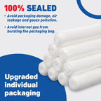 AZEN 30 Pack Gauze Rolls Bandages, 4 in x 4.1 Yards, Premium Medical Supplies & First Aid Supplies, Bandage Wrap Vet Wrap, Mummy Wraps