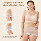 Disposable Mesh Panties 20 Count Mesh Postpartum Underwear Maternity Underwear Postpartum for Women Carer Soft, Breathable, Stretchy Briefs X-Large