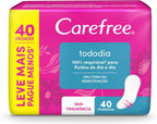 Carefree Panty Liners Fragrance-Free 40 pieces