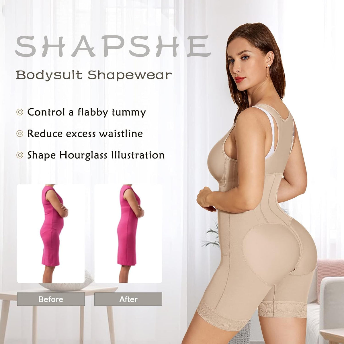 SHAPSHE Support and Compression Garments For Body