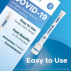 2San COVID-19 Pen Test, Results in 15 Mins, Rapid & Reliable Nasal Swab, Easy At-Home Testing, Clinically Accurate, Gentle, Stress-Free Use, 5-Pack (5 Tests Total)