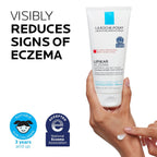 La Roche-Posay Lipikar Soothing Relief Eczema Cream, Sensitive Skin 6.8oz | Face & body lotion for eczema, dry, sensitive skin with colloidal oatmeal. Soothes and relieves irritation.