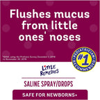 Little Remedies Sterile Baby Saline Nasal Spray and Drops, 1 Fl Oz