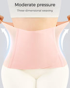 FREETOO Postpartum Belly Band Wrap for Women,Abdominal Binder Post Surgery | for Natural Delivery,C Section Belly Binder Post Partum,Stomach Binder with Adjustable Compression,with Back Support