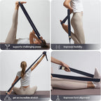 Yoga Straps 1.8M or 2.5M, Durable Cotton Yoga Straps for Stretching, Adjustable Yoga Belt Strap for Yoga, Dance, Gym Workouts