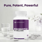 Nutrawave 50 Billion Daily Probiotic for Men & Women – 15 Strains of Live Cultures | 60 Vegan, Gluten-Free Capsules