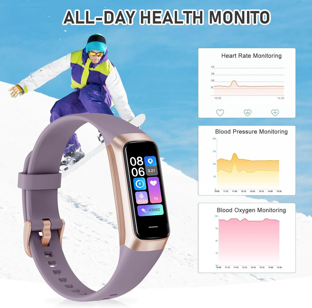 Fitness Tracker with 24/7Heart Rate, Blood Pressure, Sleep Tracking,Calorie