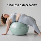 Exercise Balls Set 22-30 Inch & 9 Inch, Small Pilates Ball with Pump, Pregnancy Ball for Women, Yoga Balls for Exercise, Small Exercise Ball for Between Knees, Stability, Physio