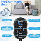 Cold Therapy Machine, Programmable Ice Therapy Machine for Knee After Surgery, Knee Replacement Recovery, Cryotherapy Pain Relief System, Compression Pad for Shoulder, Arm, Hip, Ankle