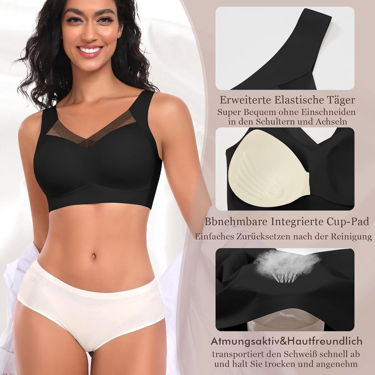 Damen-BH Bras Wire-Free