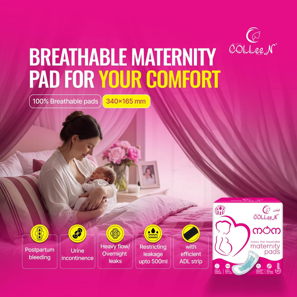 Maternity Pads Postpartum High Absorbency 340 ml 5 pads