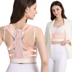 Posture Corrector for Women Back Brace Shoulder Straightener Pink, S/M | Back Posture Corrector Women, Posture Support Belt, Adjustable Fit, Office, Travel, Daily Wear