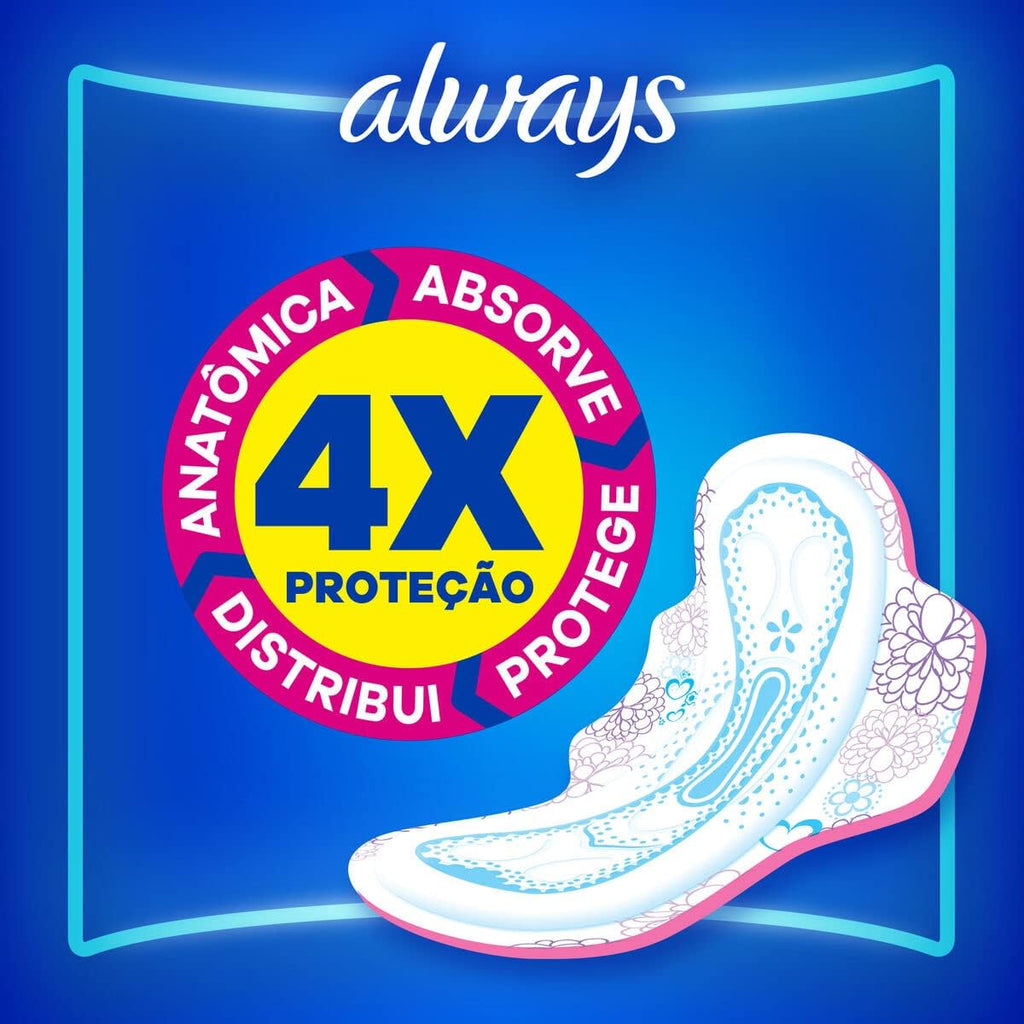 Always Sanitary Pads Overnight 32 pieces