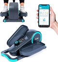 Cubii GO Under Desk Elliptical Bike, Portable Low Impact Leg Exerciser for Home and Office | Compact Exercise Machine with 10 Resistance Levels, LCD Display & App Tracking