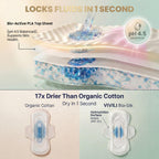 Postpartum Pads XXL Overnight 16.5" (28ct) | 17x Drier, Zero Re-Wet | pH 4.5 Balanced for Sensitive Skin | Plant-Based PLA | Unscented Heavy Flow