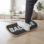 VEVOR Balance Board, 2-in-1 Wobble Board Trainer for Adults, Premium Wooden Balance Training Equipment, with Roller, Magnetic Stoppers, Storage Rack, for Core Workouts, Surf Trainer & Physical Therapy