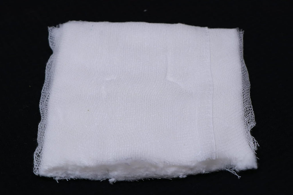 Sterile Absorbent Cotton Combine Dressing Pad |(15x15cm) (Pack of 50) Dressing Pad for Wound Dressing/First Aid/Home