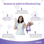Menstrual Cup Small Size for Women (Pink) – Reusable Period Cup | US FDA Registered | 100% Medical Grade Silicone | Ultra Soft & Flexible | Odour, Rash & Itch Free | Leak-Proof Menstrual Cups | 8–10 Hours Protection | Period Cups for Womens