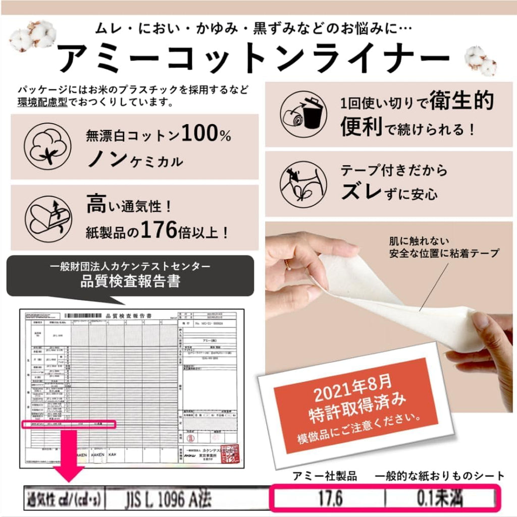 Menstrual Care Disposable Made in Japan 21 pieces