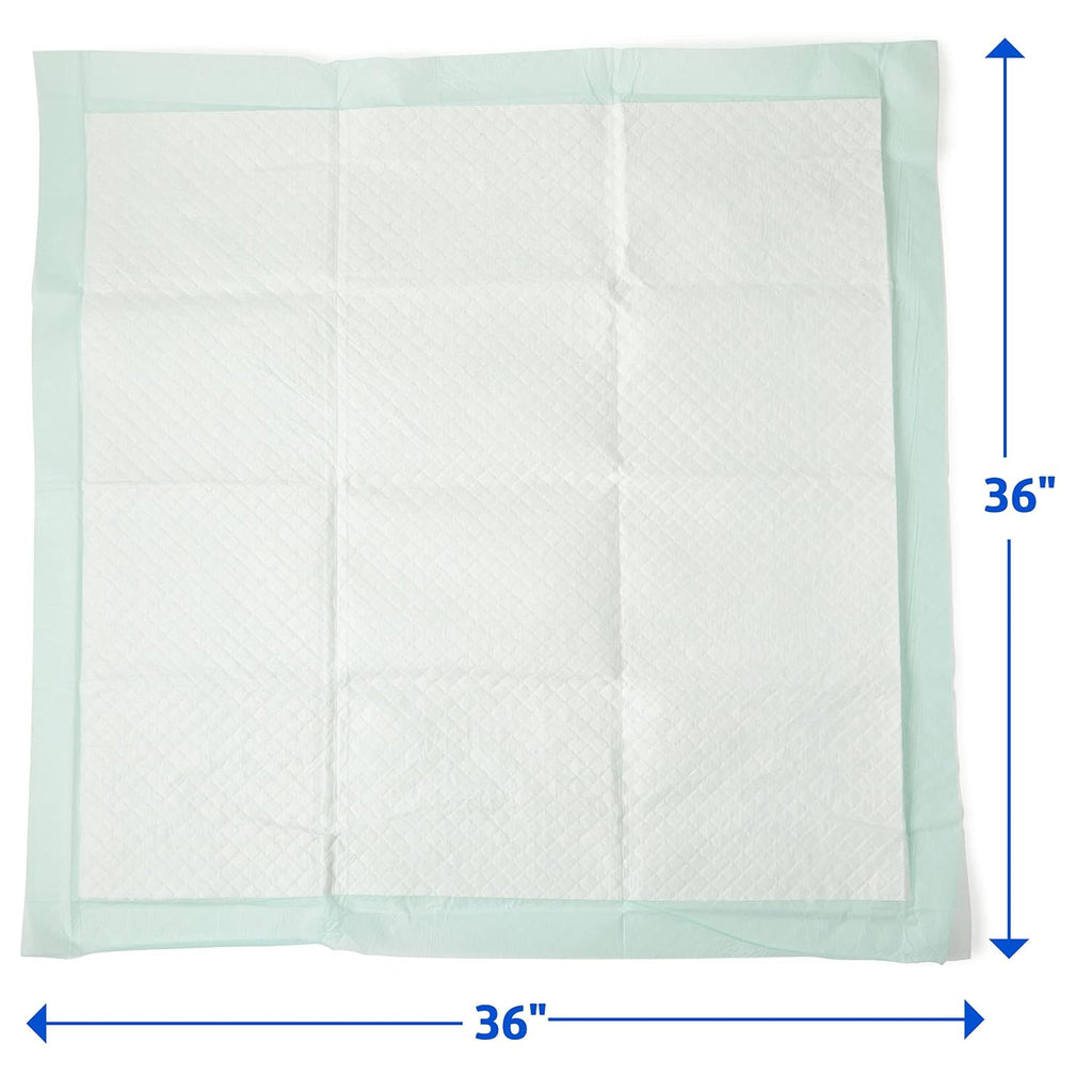 Medline Bed Pads Disposable Adult, Heavy Duty Chux Pads, 36x36, 5 Count, Incontinence Bed Pads for Adults, Chucks Underpads Extra Large, Disposable Bed Pads for Incontinence, Pee Pads