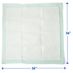 Medline Bed Pads Disposable Adult, Heavy Duty Chux Pads, 36x36, 5 Count, Incontinence Bed Pads for Adults, Chucks Underpads Extra Large, Disposable Bed Pads for Incontinence, Pee Pads