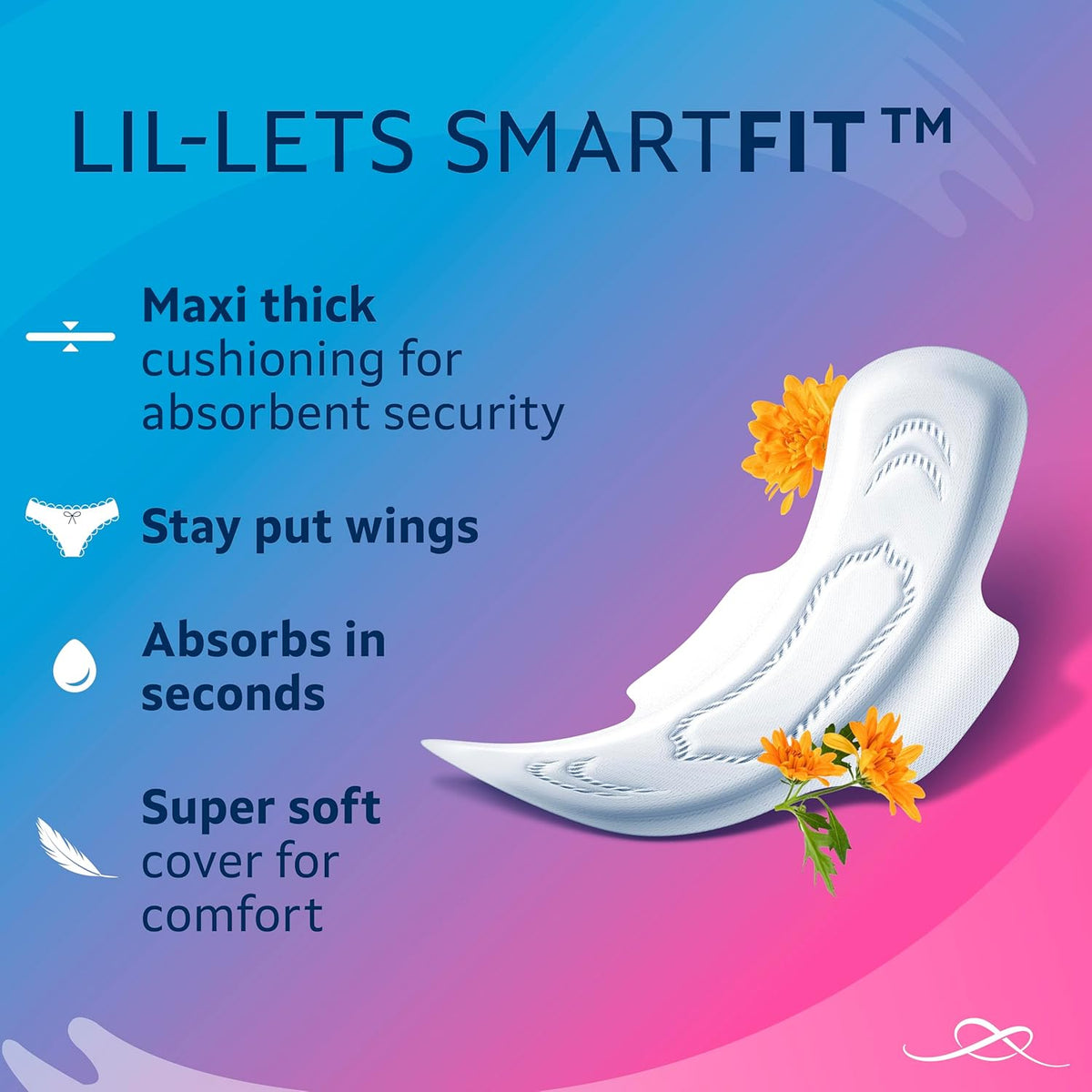 Sanitary Pads With Wings