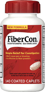 Fibercon Product Title | Works in as little as 12 hours, insoluble fiber for relief of occasional constipation & irregularity, no gas or bloating