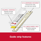 Accu-Chek Guide Glucose Test Strips, Pack of 100 | Diabetic Blood Sugar Testing