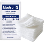 Unsterile Wound Dressings and Gauze Sterile 5 cm 100 pieces