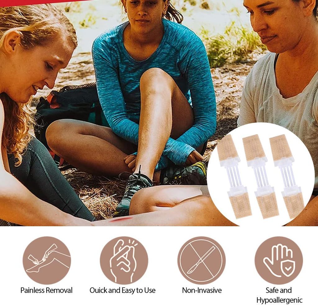 Wound Closure Strips 5Pcs Emergency Laceration Closures Butterfly Stitches Sutures Bandaids Zip Stitch Without Stitches for Hiking Camping Survival Outdoor