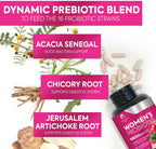 Probiotics for Women, Probiotic with 50 Billion CFU, Multi Strains to Support Immune, Digestive, Feminine Vaginal and Urinary Health, Shelf Stable, Delayed Release, No Soy Gluten Dairy - 60 Capsules