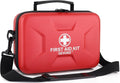 Gevoke 410 Piece Waterproof Hard Shell First Aid Kit, Red | For Home, Car, Travel, Camping, Truck, Hiking, Sports, Office, Vehicle & Outdoor, Emergency Medical Kits