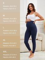 SEVEGO Tall Women's 32/34/36 Inseam Maternity Leggings Over The Belly Pregnancy Yoga Pants Workout Active Wear