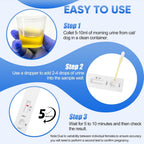 Dog & Cat Urine Pregnancy Test Kit at Home, 5-Minute Fast & Accurate Results up to 99%, Painless & No Blood Draw, Easy Test Strips for Pet Owners & Breeders