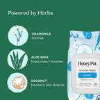 The Honey Pot Company - Feminine Wipes - Sensitive - pH Balanced