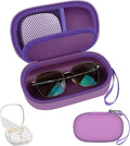 GWCASE 2-in-1 Travel Case for Eyeglasses/Sunglasses and Contact Lens Kit