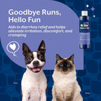 NaturVet Anti-Diarrhea Liquid Pet Supplement Plus Kaolin - 8 Oz | Alleviate Discomfort, Cramping, Irritation From Diarrhea for Dogs, Cats, Great Taste