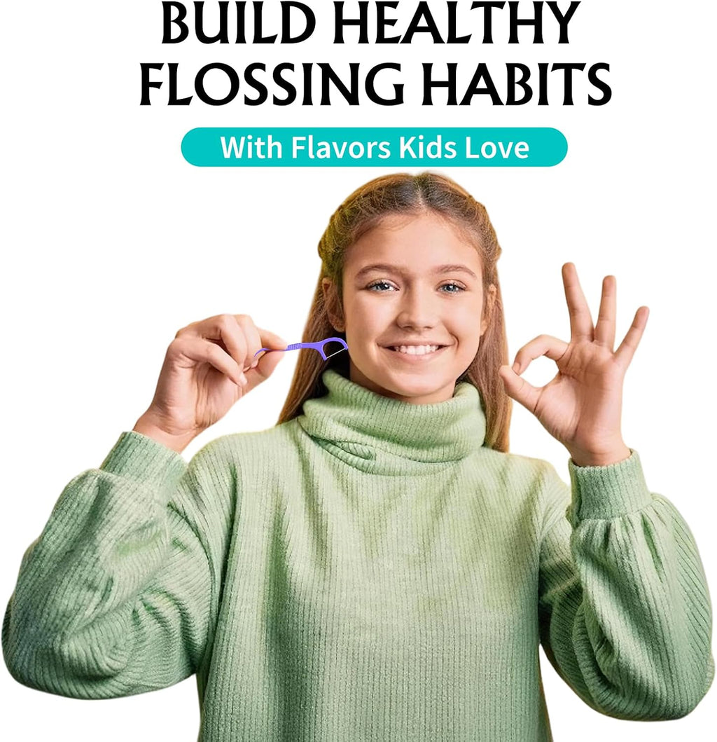 Dental Floss Picks 320/960/1920 Pcs – 4 Flavors Individually Wrapped Floss