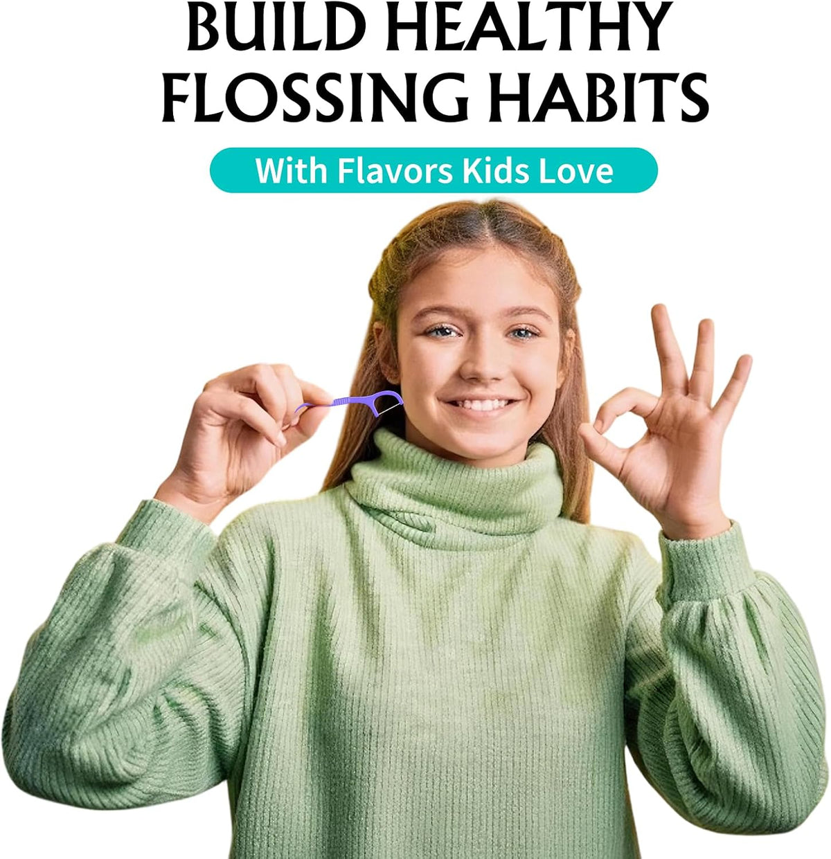 Dental Floss Picks 320/960/1920 Pcs – 4 Flavors Individually Wrapped Floss