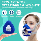 NATAKU 4-Pack Medium CPAP' Mask Liners Complitable for Resmed F20 Full Face Mask Cushions, Ultra-Soft Micro-Fleece Reduces Air Leaks & Pressure Marks, Reusable Mask Covers, Breathable for All-Night