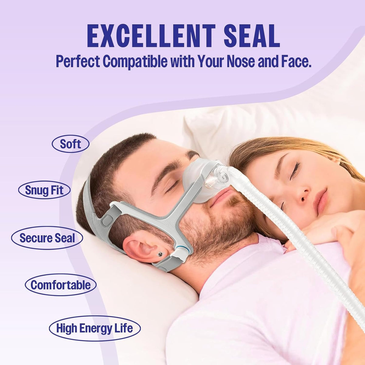 2 Packs Replacement Nasal Cushion for AirFit N20 Mask (Large) | Reliable Seal & Perfect Fit Replacement Mask Cushion, Soft Wear, Durable Supplies
