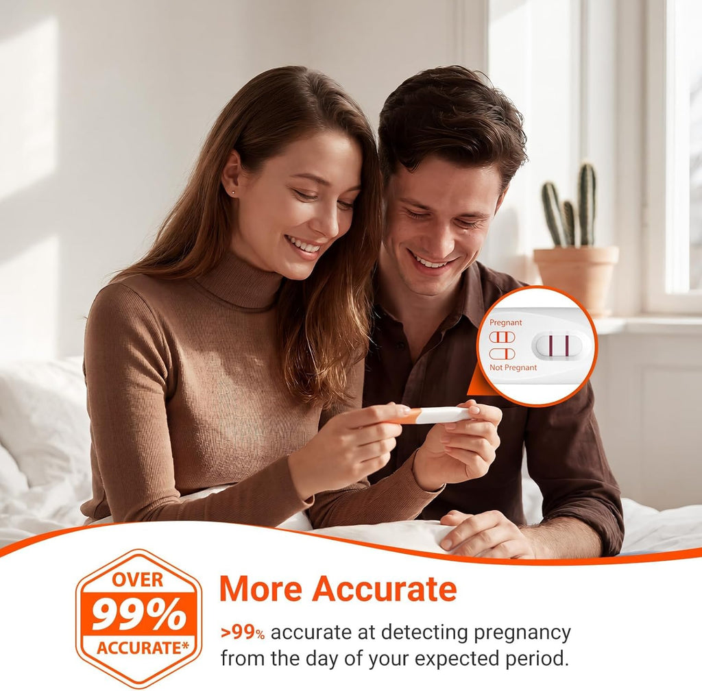 iHealth Pregnancy Test 5-Pack Value Kit - Ultra Sensitive Early Detection(10mIU/mL) - Over 99% Accurate Early Pregnancy Test - Multi-Pack Pruebas De Embarazo for Reliable Home Tracking