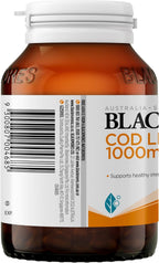 Blackmores Cod Liver Oil| Supports Healthy Immune System Function | 80 Capsules