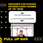 DreamGYM Doorway Pull-up Bar - Chin-up Bar - Swing Support Bar