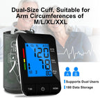 Automatic Upper Arm Blood Pressure Monitor for Home Use with 9-17&13-21 in | L/XL/Extra Large Cuff, FSA&HSA Eligible Accurate Portable Fit Big Arms BP Machine