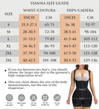 YIANNA Body Shaper Woman Slimming Colombian Fajas Reductoras with Steel Bones Shaper Tummy Postpartum
