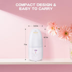 Menstrual Cup Steamer Sterilizer with 2 Reusable Menstrual Cups, Upgraded Period Cups Cleaner Wash Kit