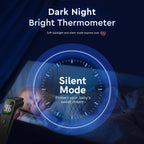 Viproud Touchless Thermometer for Kids and Adults, 1-Second Reading, Black | Large LED Screen, Fever Indicator, Mute Mode, Memory Recall, Dule Mode Forehead/Object, for All Ages