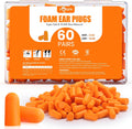 VOISEN 60 Pairs Foam Ear Plugs, Ear Plugs for Sleeping Noise Cancelling